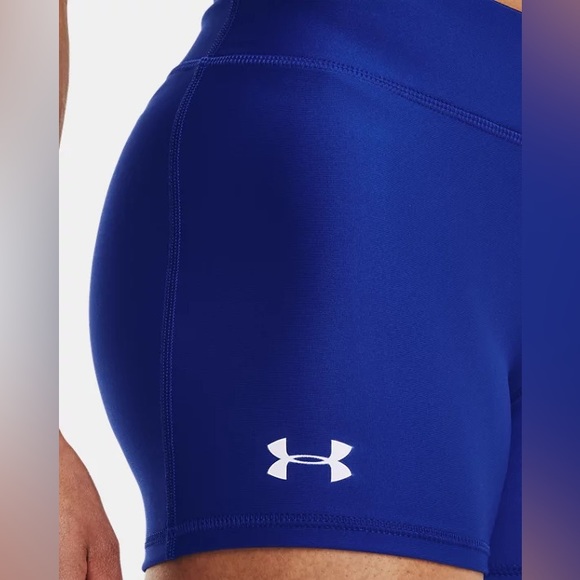 NWOT Womens Under Armor Team Shorty Shorts Blue Size Medium - Picture 10 of 13